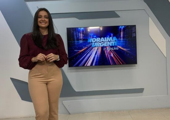 O Roraima Urgente desta quinta-feira, 5, foi apresentado por Jussara Beserra - Foto: Reprodução/Band Roraima