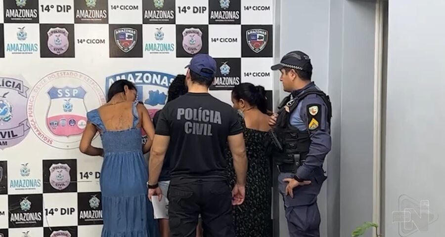 Mulheres são suspeitas de furtar R$ 2 mil em roupas de loja em Manaus – Foto: Reprodução/TV Norte Amazonas