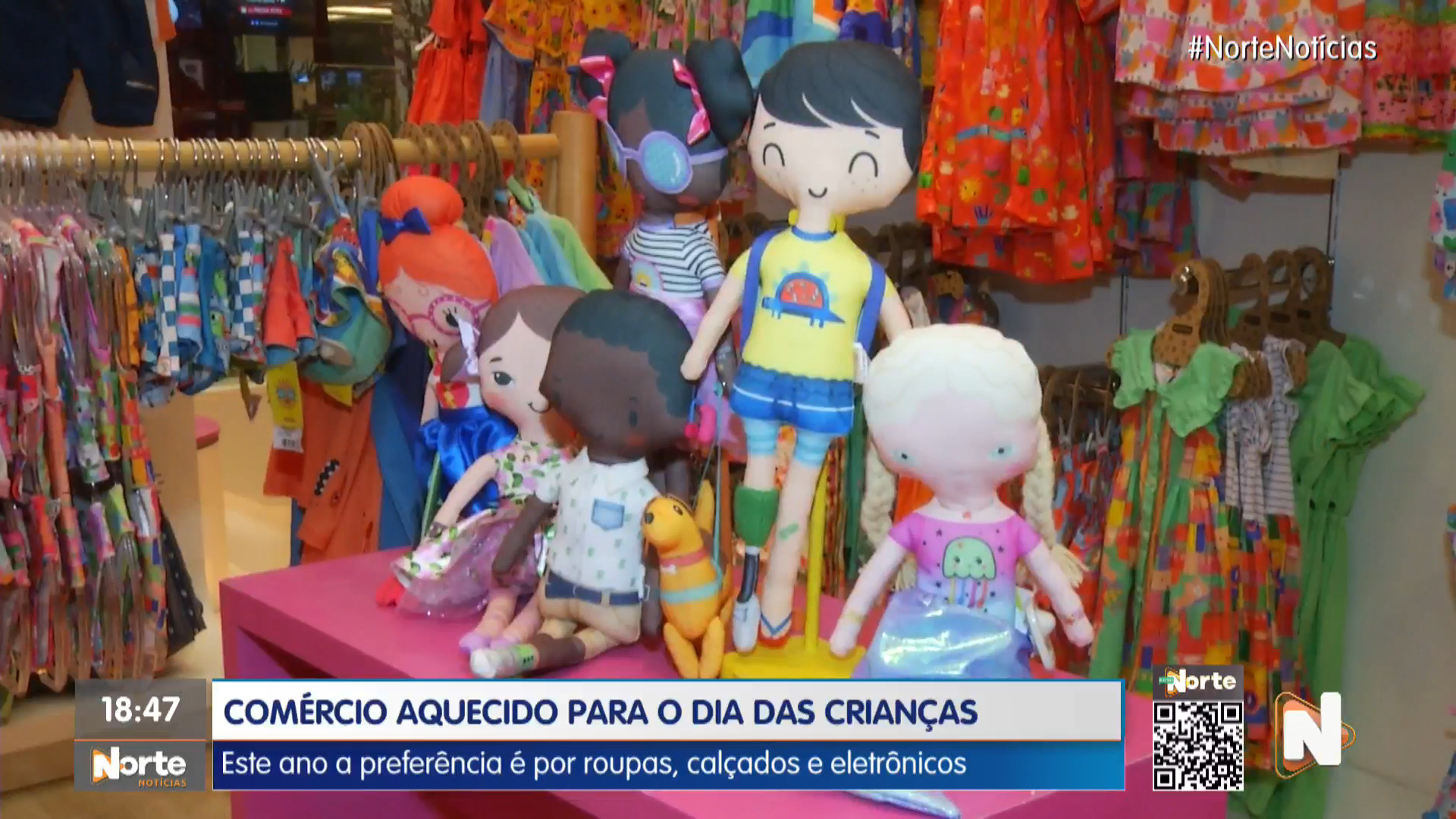 VÍDEO: comércio está aquecido para Dia das Crianças em Manaus