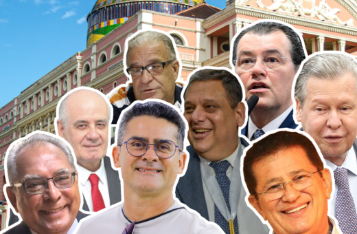 Prefeitos da últimas 4 décadas de Manaus - Montagem: Marcos Sérgio/ Portal Norte