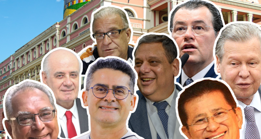 Prefeitos da últimas 4 décadas de Manaus - Montagem: Marcos Sérgio/ Portal Norte