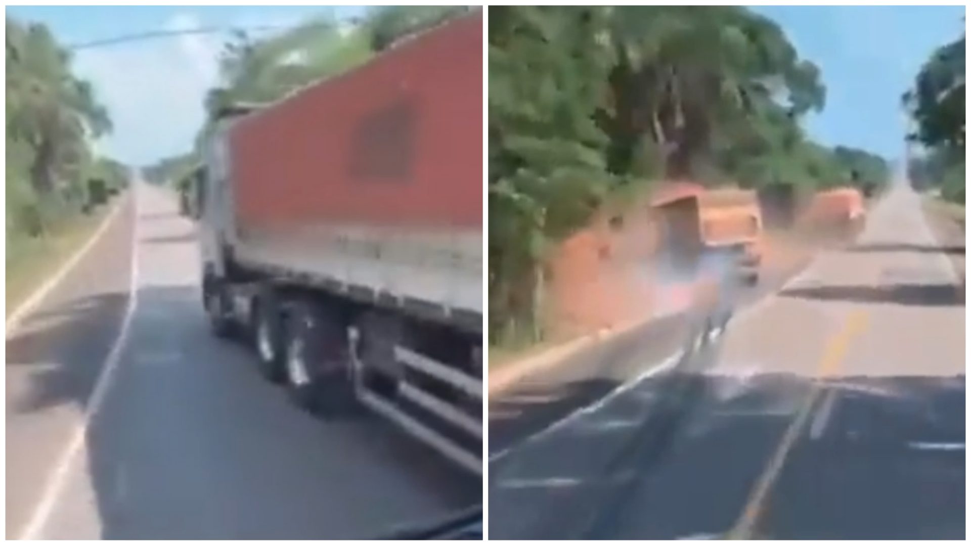 video-briga-irmaos-caminhoneiro-capotamento-foto-reproducao-redes-sociais