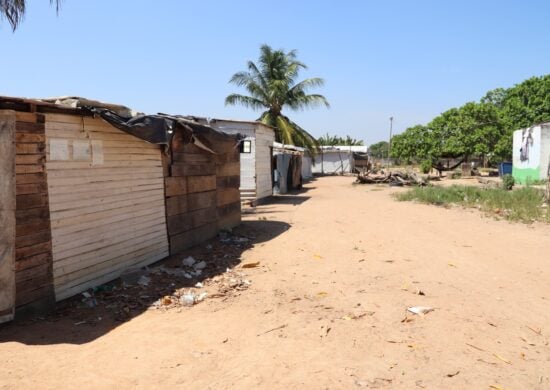 Local ocupado pelos migrantes, no bairro Pricumã, localizado na Zona Oeste de Boa Vista - Foto: DPE-RR/Divulgação