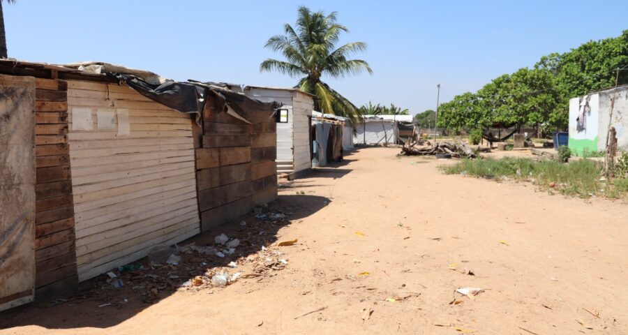 Local ocupado pelos migrantes, no bairro Pricumã, localizado na Zona Oeste de Boa Vista - Foto: DPE-RR/Divulgação