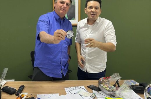 Ambos do Partido Liberal, se encontraram em Brasília - Foto: Reprodução/Instagram @delegadopericles