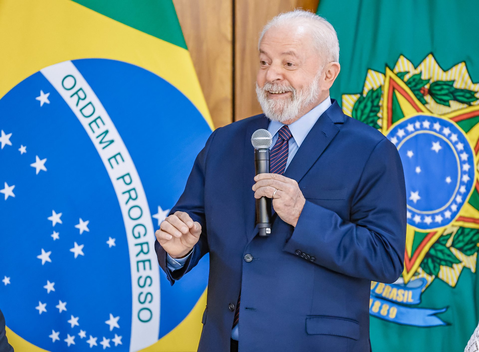 Presidente da República, Luiz Inácio Lula da Silva, durante café da manhã com jornalistas - Foto: Ricardo Stuckert / PR