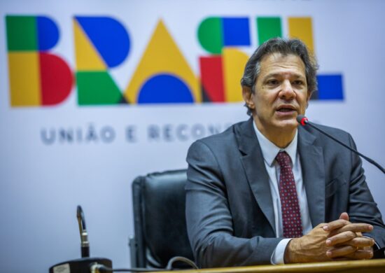 Ministro da Fazenda, Fernando Haddad durante coletiva de imprensa- Foto: Diogo Zacarias/ASCOM/Ministério da Fazenda