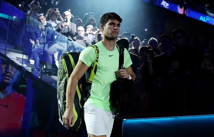 Alcaraz enfrenta Djokovic nas semifinais do ATP Finals - Foto: Reprodução/Instagram @carlitosalcarazz