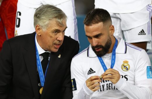 Daniel Carvajal pede permanência de Carlo Ancelotti - Foto: Reprodução/X @theMadridZone