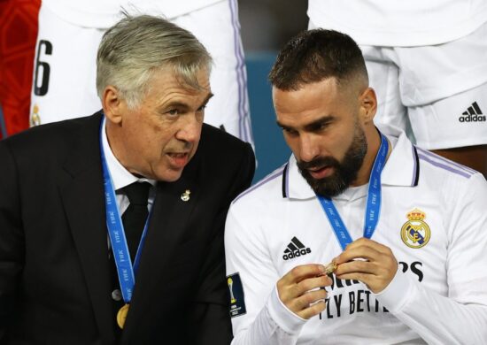 Daniel Carvajal pede permanência de Carlo Ancelotti - Foto: Reprodução/X @theMadridZone