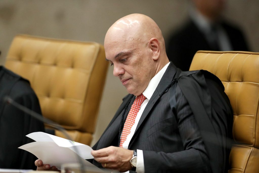 Ministro Alexandre de Moraes participa da sessão plenária. Foto: Gustavo Moreno/SCO/STF