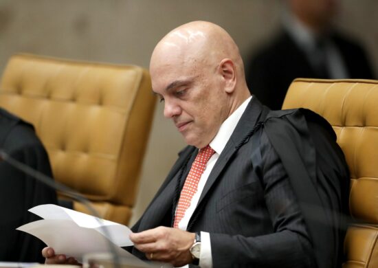 Ministro Alexandre de Moraes participa da sessão plenária. Foto: Gustavo Moreno/SCO/STF