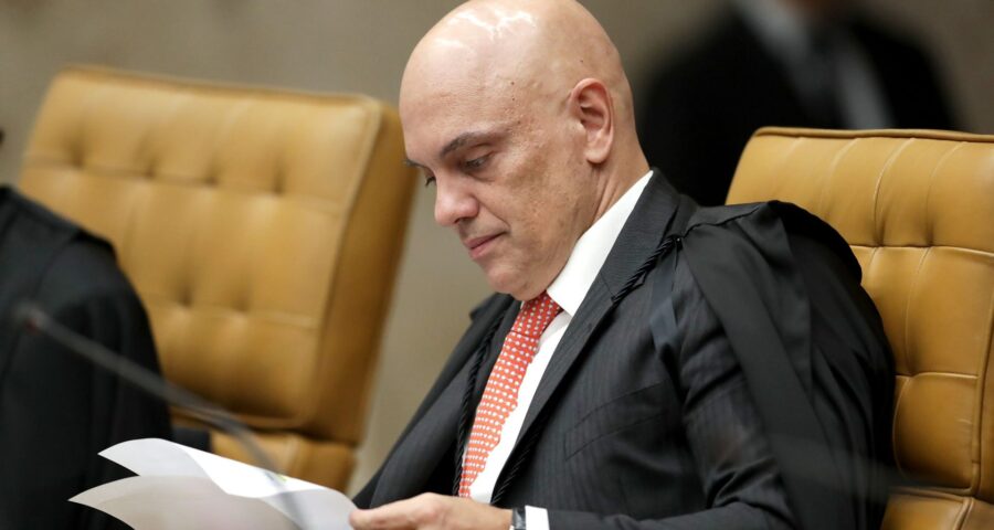 Ministro Alexandre de Moraes participa da sessão plenária. Foto: Gustavo Moreno/SCO/STF