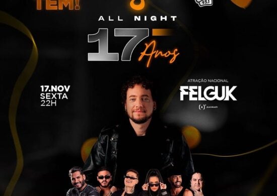 All Night Pub celebra 17 anos com atração nacional nesta sexta, 17