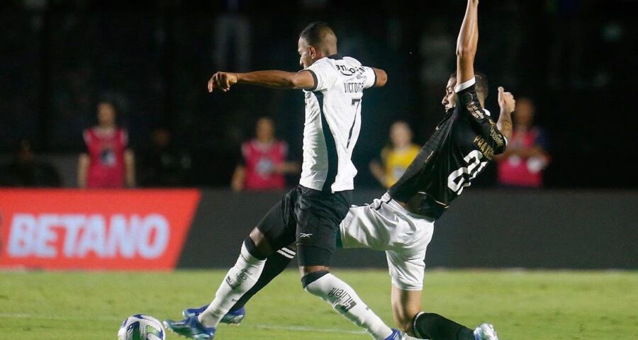 Apesar da luta, Botafogo perdeu a terceira partida seguida - Foto: Vítor Siva / BFR