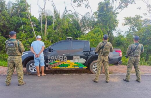 Homem portando cerca de 60 kg de droga é preso no interior do Acre