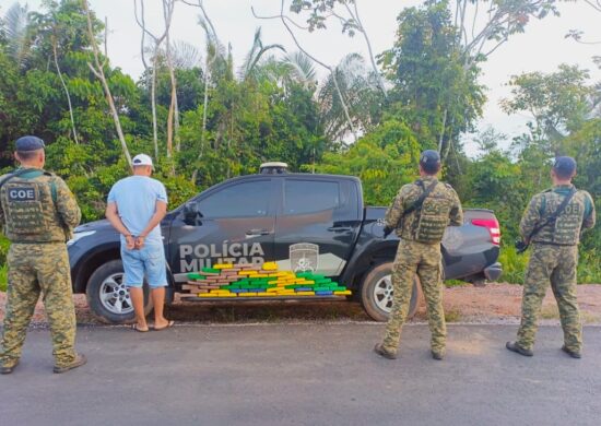 Homem portando cerca de 60 kg de droga é preso no interior do Acre