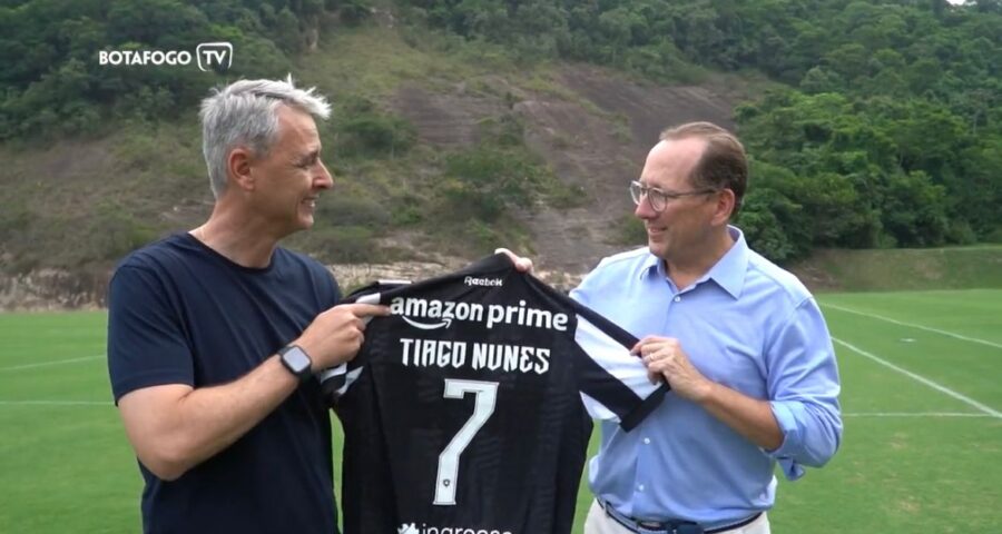 Botafogo anuncia oficialmente Tiago Nunes como novo técnico do clube - Foto: Reprodução/ Reprodução / Botafogo TV