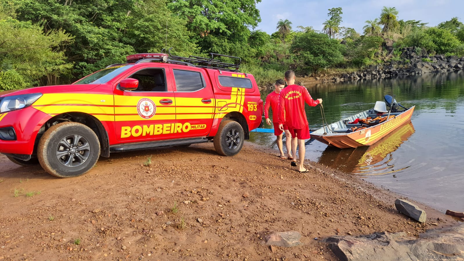Bombeiros localizam corpo de uma das crianças desaparecidas no Rio Tocantins