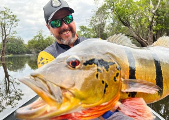 Grande parte dos recordes de Salomão foram conquistados nas águas do Rio Solimões - Foto: Divulgação/Arquivo Pessoal