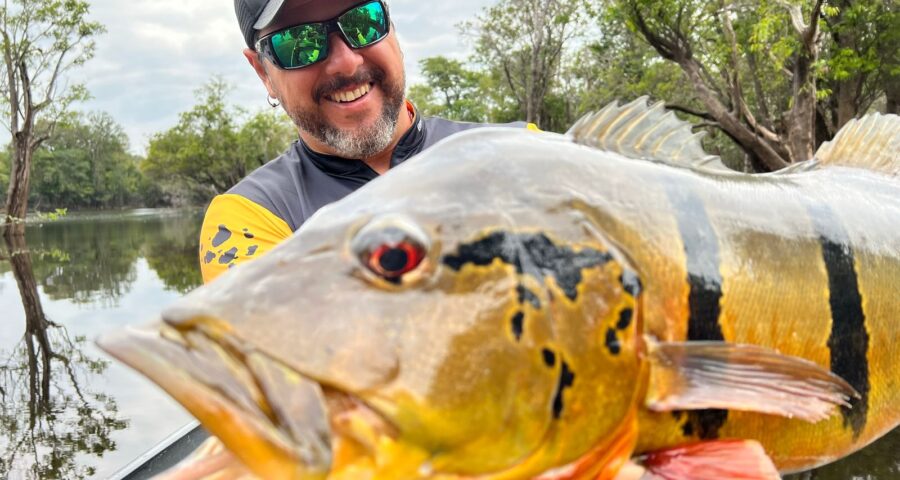 Grande parte dos recordes de Salomão foram conquistados nas águas do Rio Solimões - Foto: Divulgação/Arquivo Pessoal