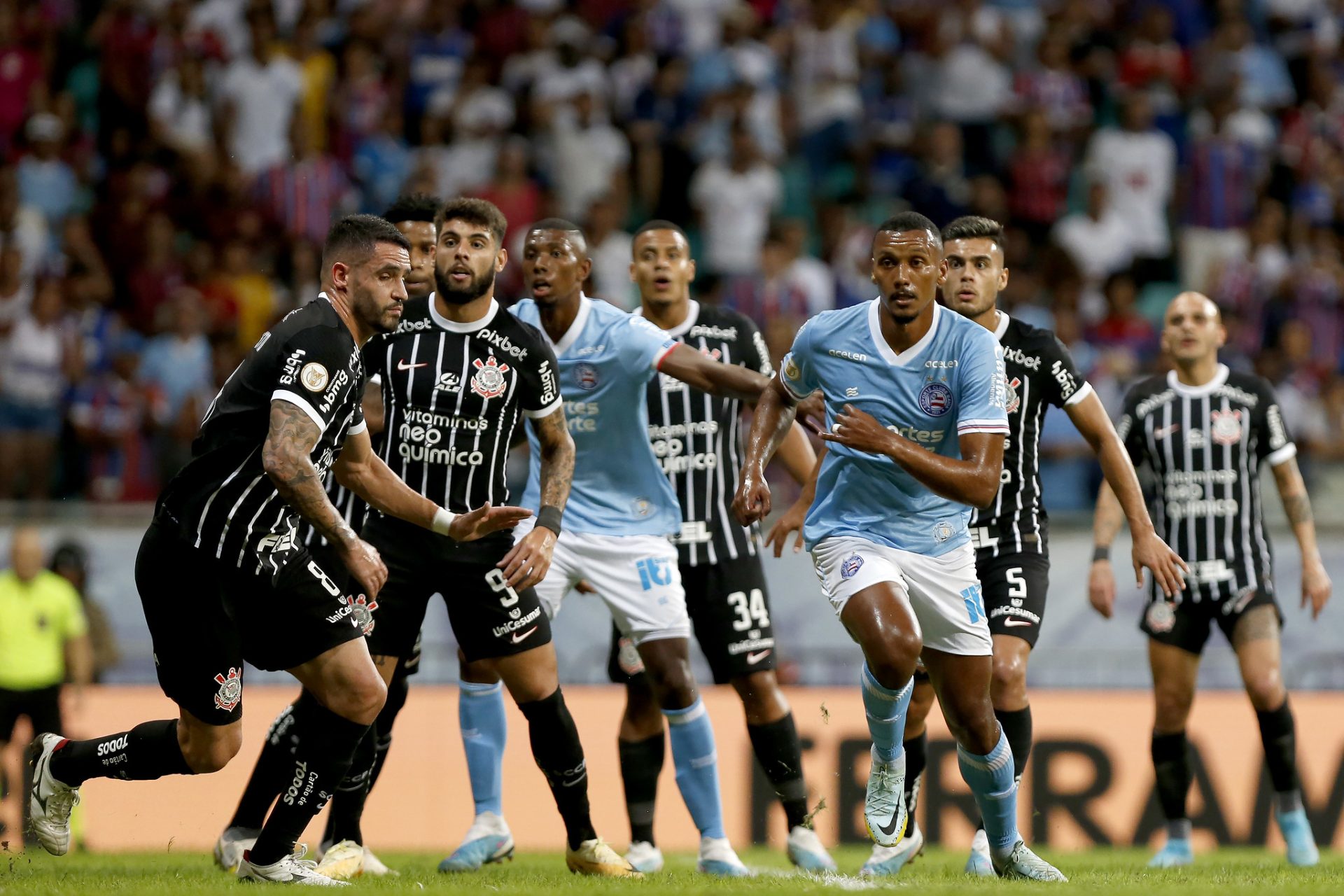 Corinthians e Bahias disputam 35ª rodada do Brasileirão - Foto: Reprodução/Felipe Oliveira/EC Bahia