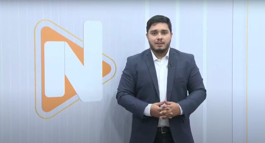 O jornal Norte Notícias é apresentado pelo Jhonatas Souza – Reprodução/TV Norte Boa Vista