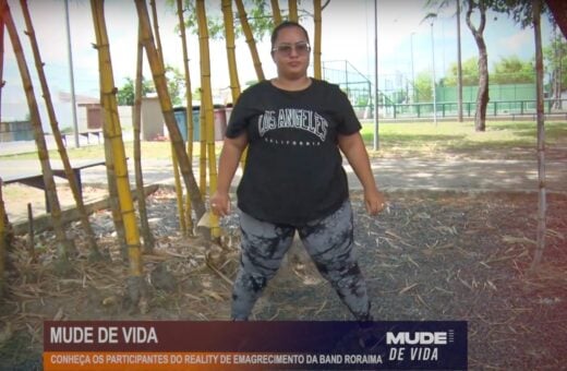 Andressa quer chegar aos 60kg com o Mude de Vida - Foto: Reprodução/Band Roraima