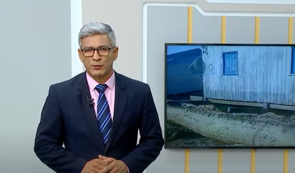 O Norte Notícias é apresentado por Valter Frota – Foto: Reprodução/TV Norte Amazonas