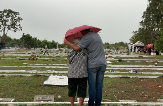 Chuva e ventania marcam o dia de finados em Palmas no TO