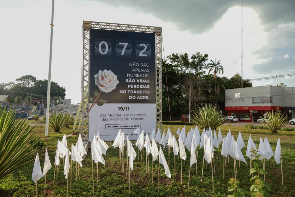 Campanha do Detran marca Dia em Memória das Vítimas de Trânsito no Acre