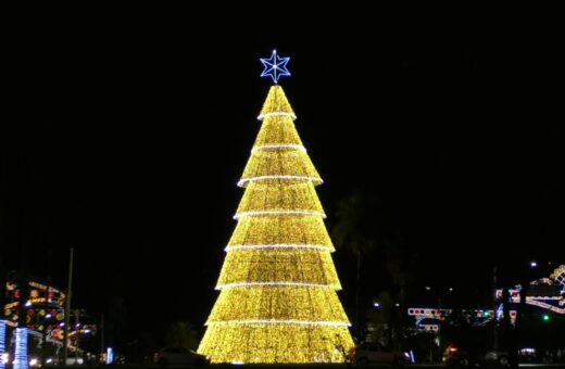 Decoração natalina de Palmas é inaugurada após estragos de tempestade