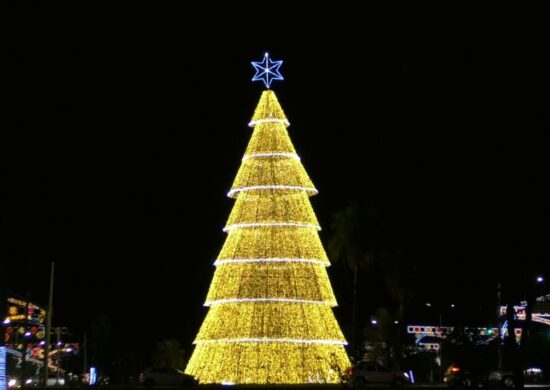 Decoração natalina de Palmas é inaugurada após estragos de tempestade