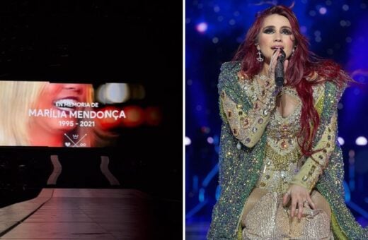 Dulce Maria homenageia Marília Mendonça em show de São Paulo