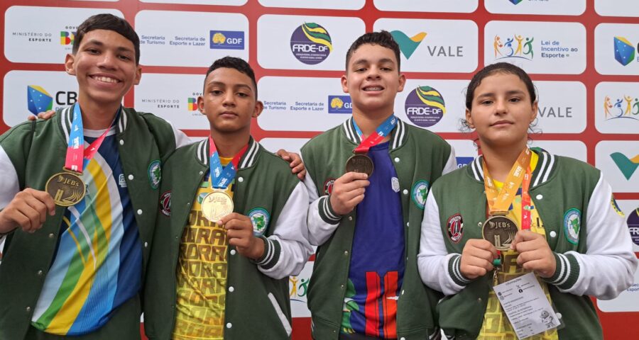 Alunos de Roraima competiram nos Jogos Escolares Brasileiros, em Brasília - Foto: Ascom/SEED