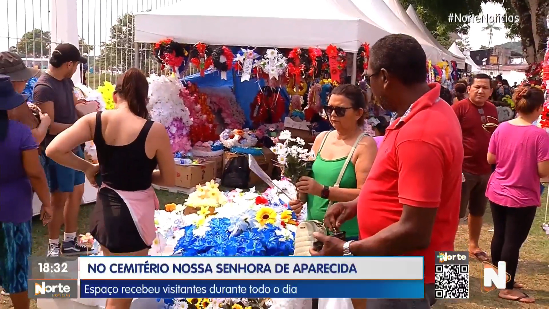 VÍDEO: Dia de Finados movimenta comércio em Manaus