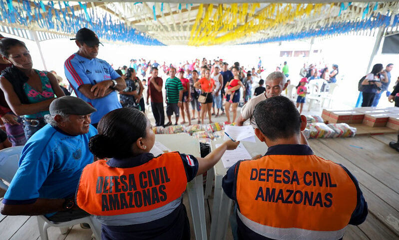 Governo do Amazonas divulga boletim sobre a estiagem no estado - Foto: Divulgação/Secom