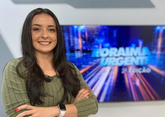 O jornal Roraima Urgente 2ª Edição é apresentado por Jussara Beserra – Foto: Reprodução/Band Roraima