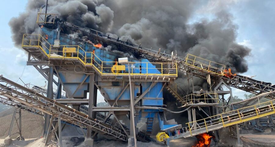 Incêndio teria ocorrido durante um trabalho de manutenção - Foto: Divulgação/CBMAM