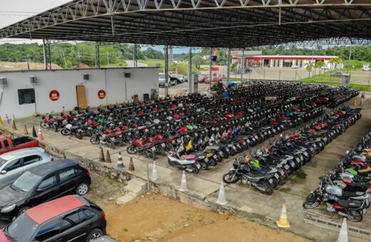 Veículos do leilão estão disponíveis para visitação no pátio da WR Leilões - Foto: Isaque Ramos / Detran-AM