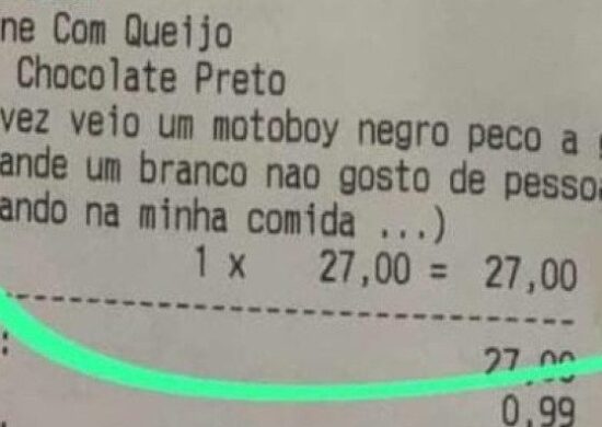 'Não gosto de pessoas assim' restaurante denuncia pedido de delivery racista