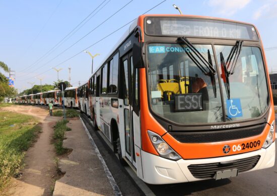 Novas frotas de ônibus com ar-condicionado em Manaus - Fotos: Antônio Pereira / Semcom