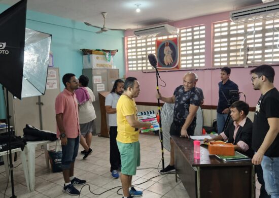 Durante as aulas, os participantes vivenciam o set de gravação - Foto: Divulgação/Fábio Simões / Manauscult