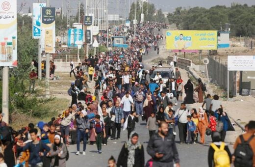 Os palestinos continuam fugindo da parte norte da Faixa de Gaza - Foto: Unrwa/Ashraf Amra