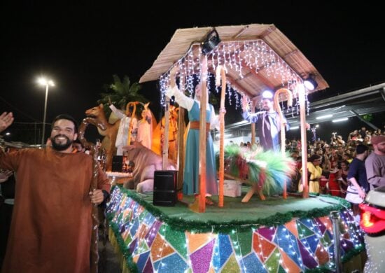 Parada Natalina' no parque Amazonino Mendes, em Manaus- Foto: Valdo Leão / Semcom