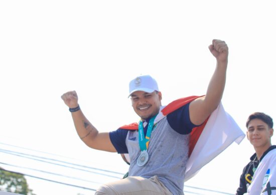 O atleta amazonense Pedro Nunes é medalhista do Pan 2023 - Foto: Divulgação/Julcemar Alves/Sedel