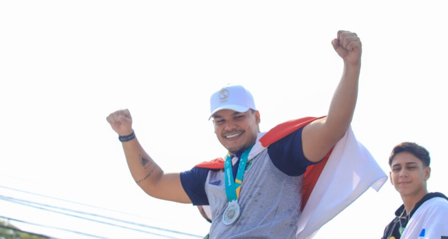 O atleta amazonense Pedro Nunes é medalhista do Pan 2023 - Foto: Divulgação/Julcemar Alves/Sedel