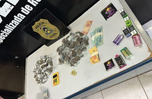 Preso em flagrante motorista de aplicativo suspeito de tráfico de drogas no TO