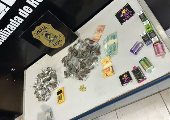 Preso em flagrante motorista de aplicativo suspeito de tráfico de drogas no TO