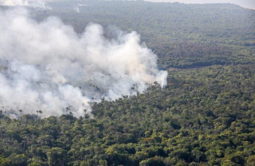 Amazonas teve um aumento de queimadas nos últimos meses - Foto: Alex Pazuello/Secom